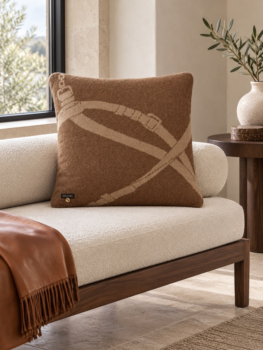 Luxury Cushion in 100% New Zealand Lambswool Halter