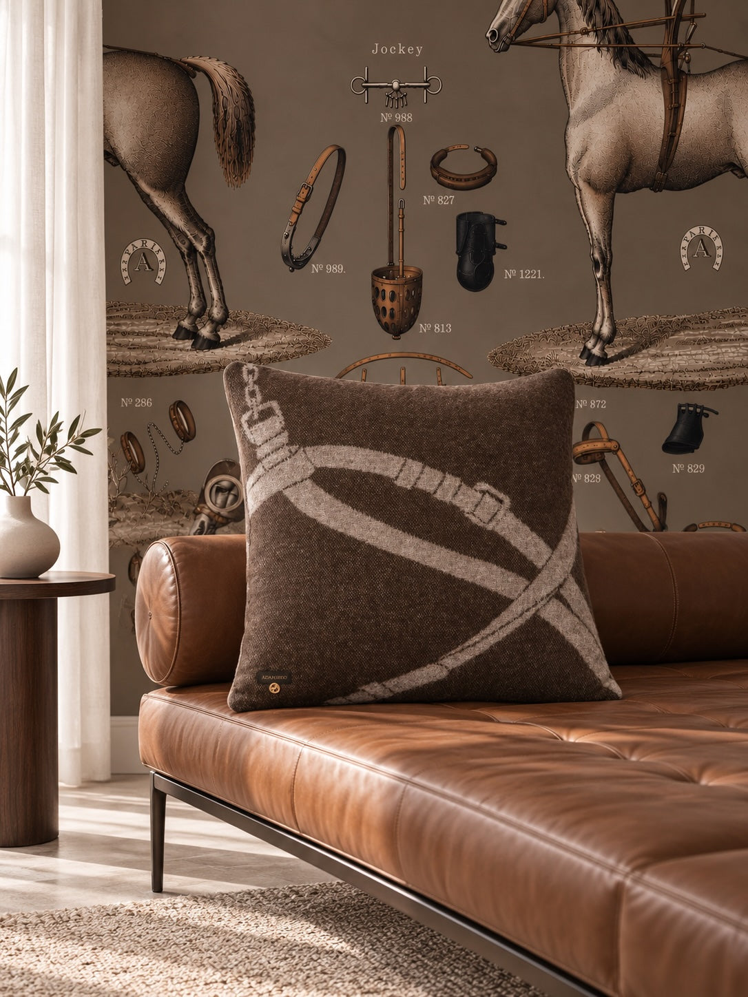Luxury Cushion in 100% New Zealand Lambswool Halter