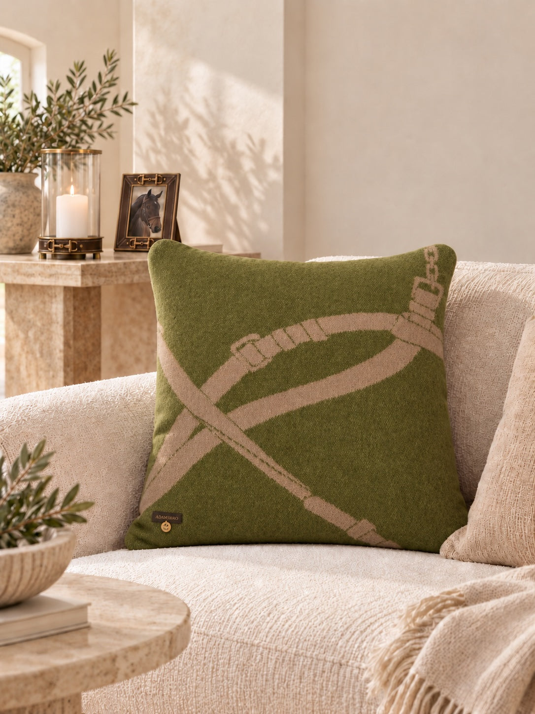 Luxury Cushion in 100% New Zealand Lambswool Halter