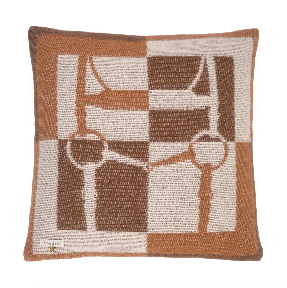 Square Bridle Cushion 100% New Zealand lambswool