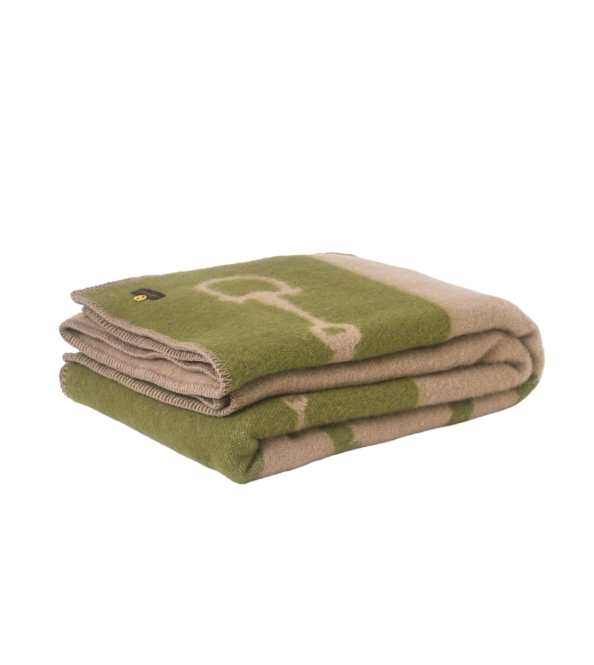 Throw Classic New Zeeland lambswool Green