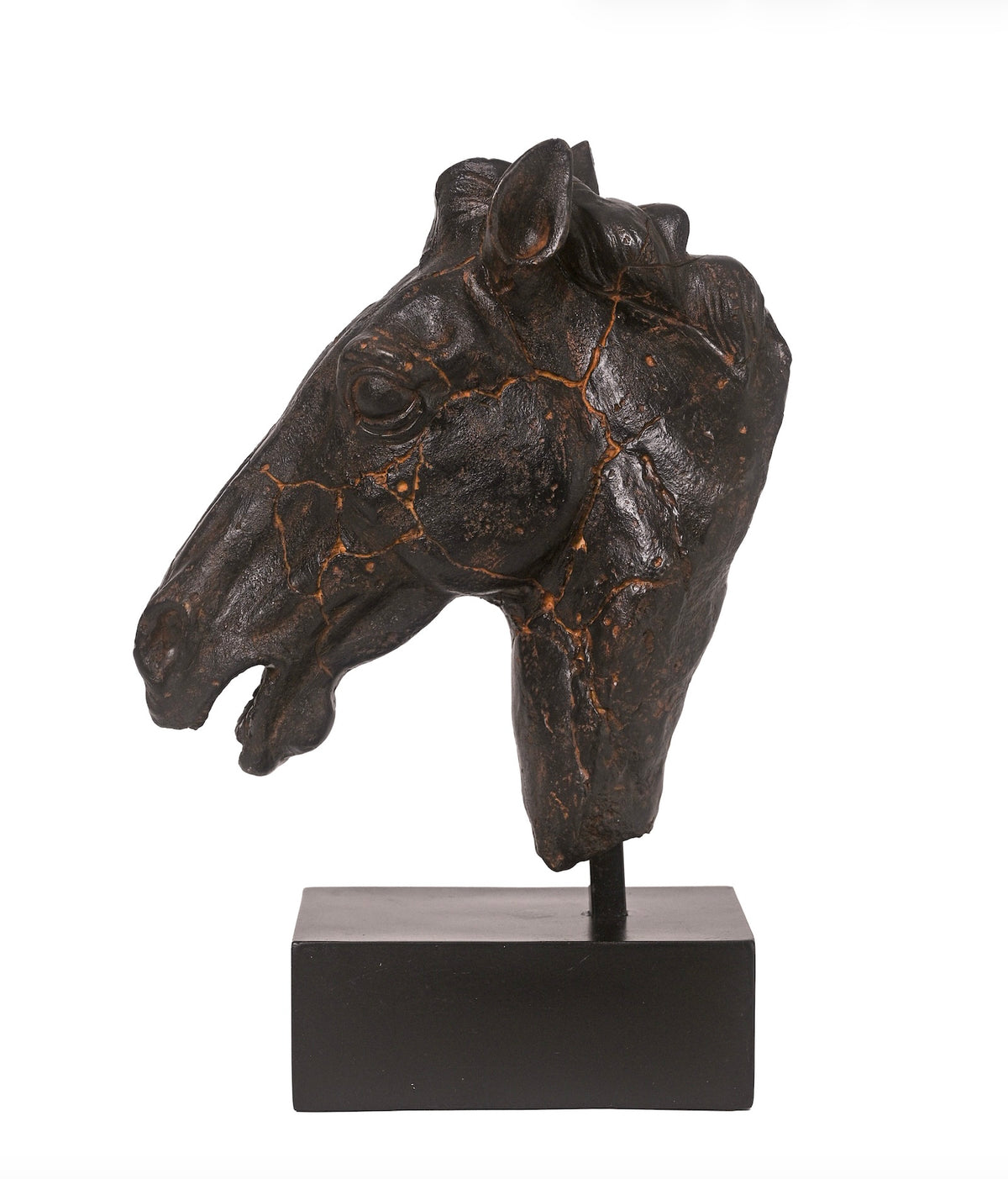 Equestrian Sculpture- Antique Black