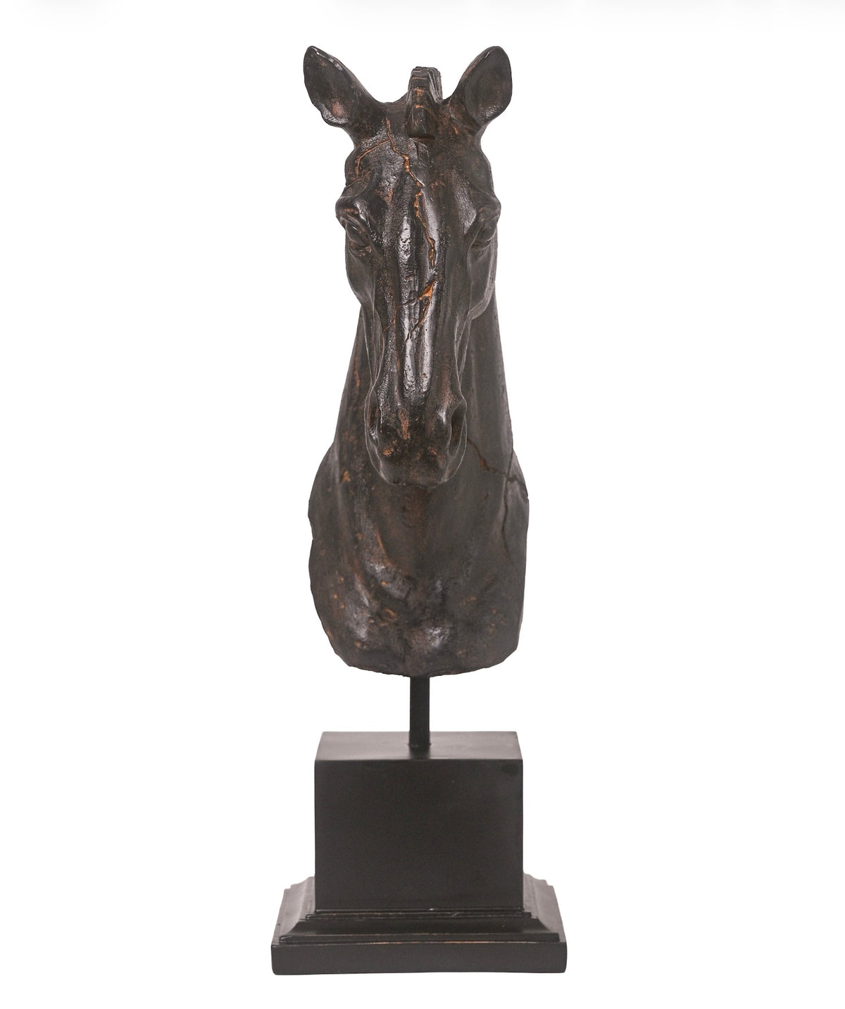 Horse Decor Antique Black