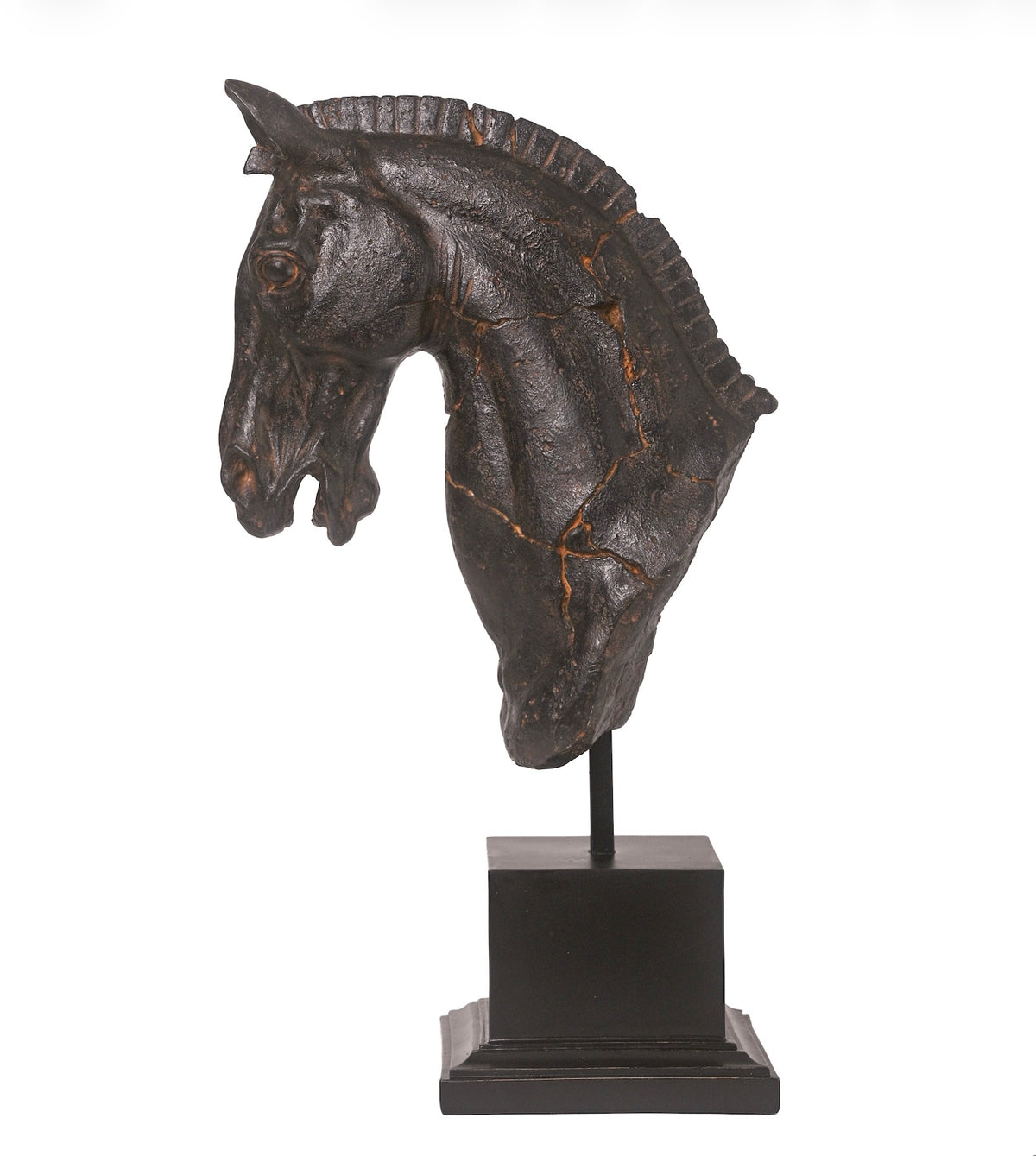 Horse Decor Antique Black