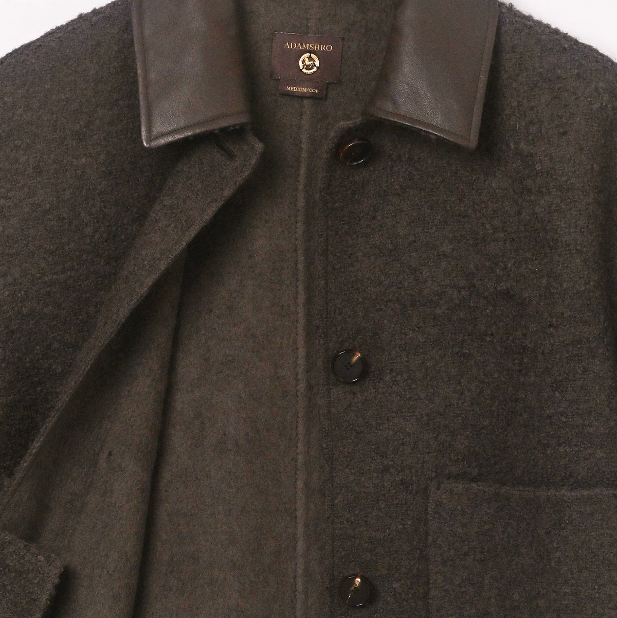 Exclusive Bouclé Wool Jacket Brown