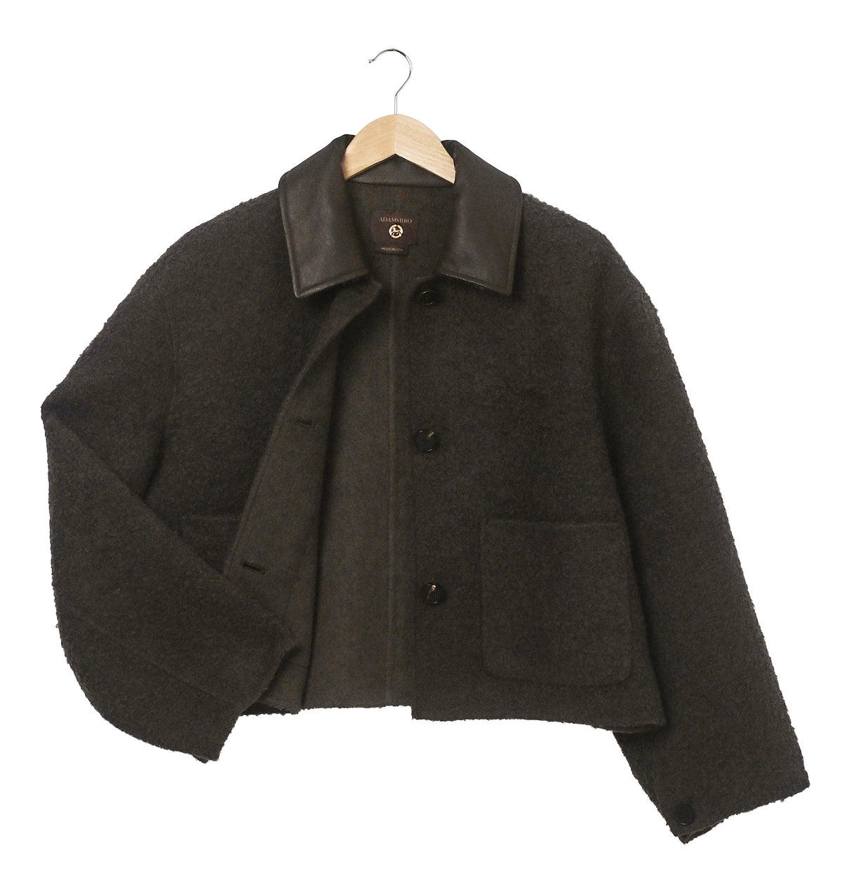 Exclusive Bouclé Wool Jacket Brown
