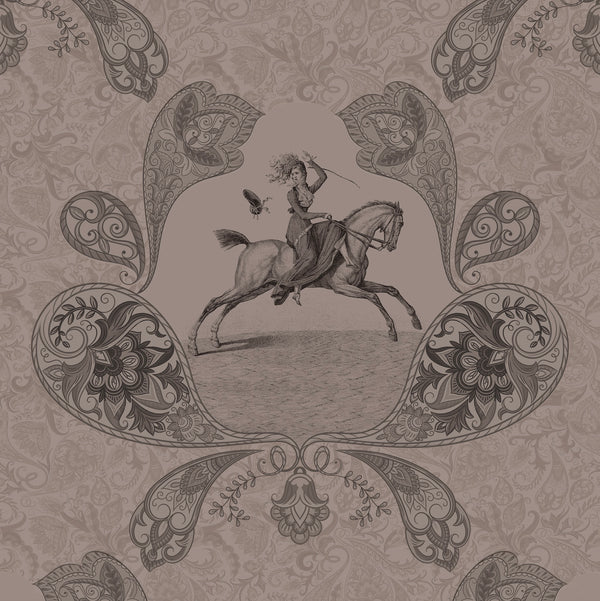 17-09-025-06 Wallpaper Paisley Taupe