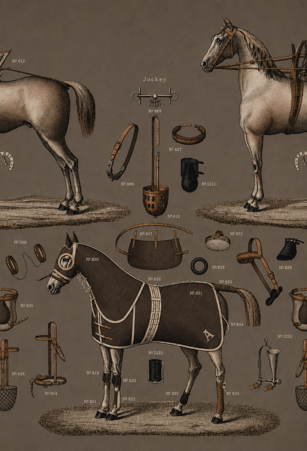 17-09-030-04 Wallpaper Jockey Vintage Taupe