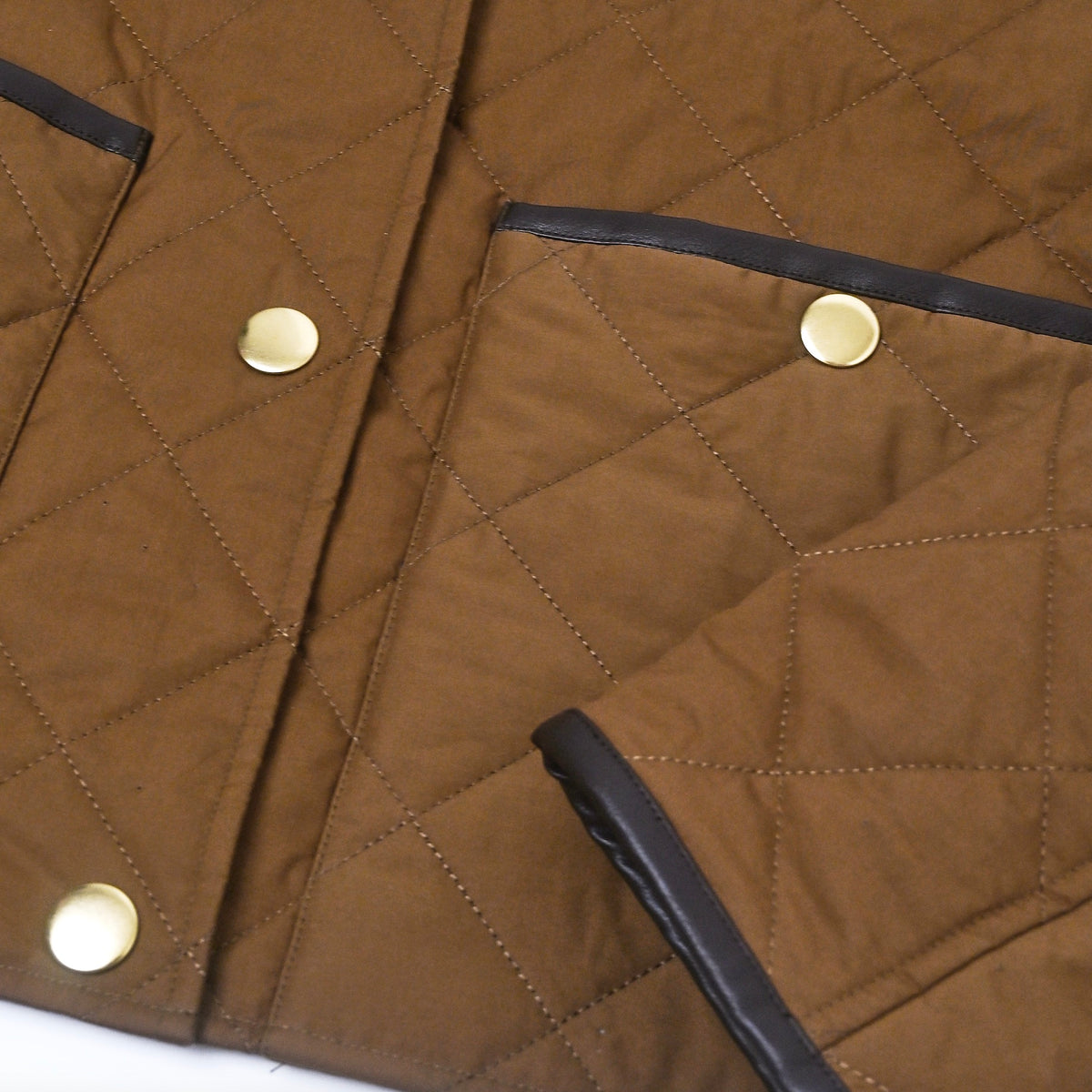 Exclusive Quilted Barn Jacket Brown