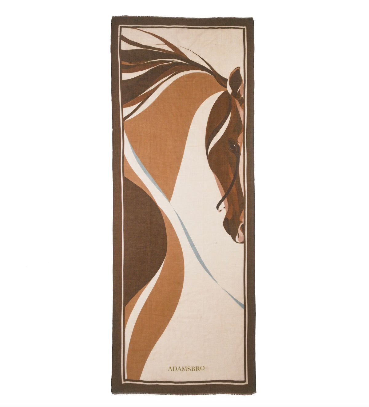 CASHMERE SCARF WINDY HORSE