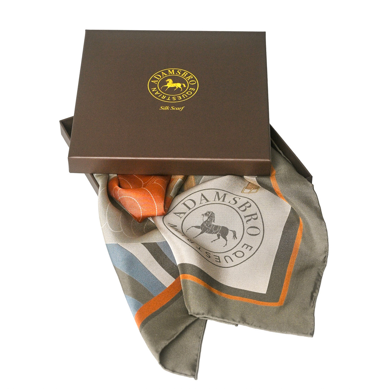 Mulberry Silk Scarf Saddle Olive