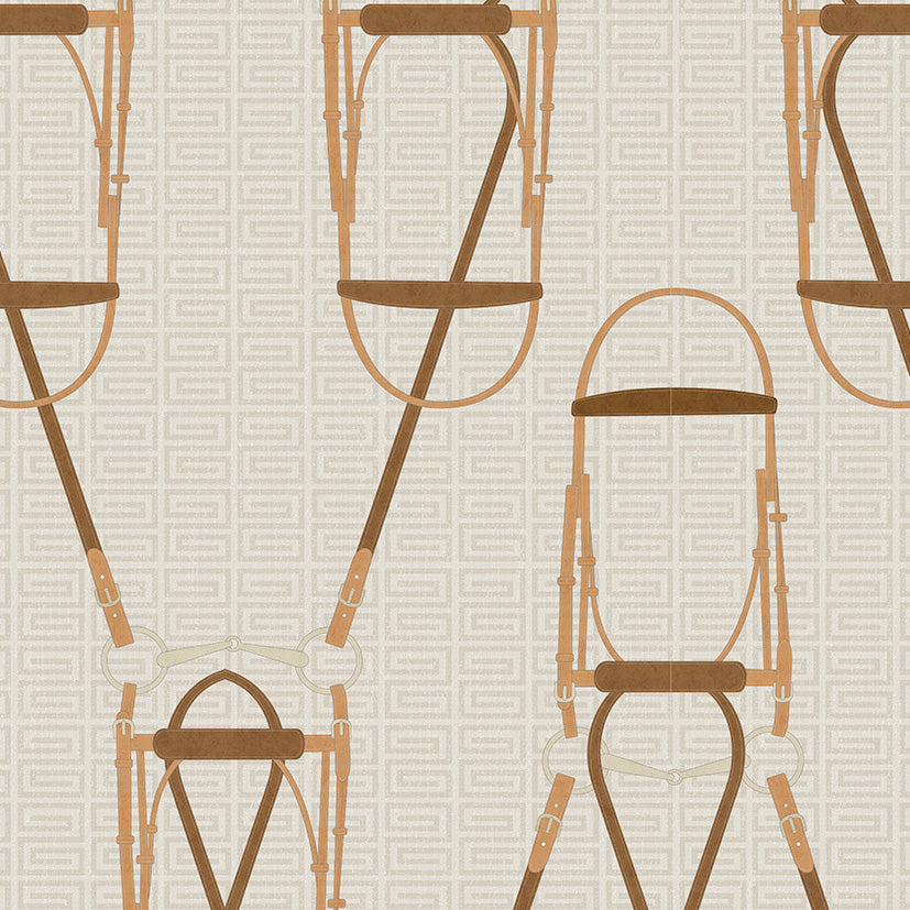 17-09-037-20 Wallpaper Bridle & Rein