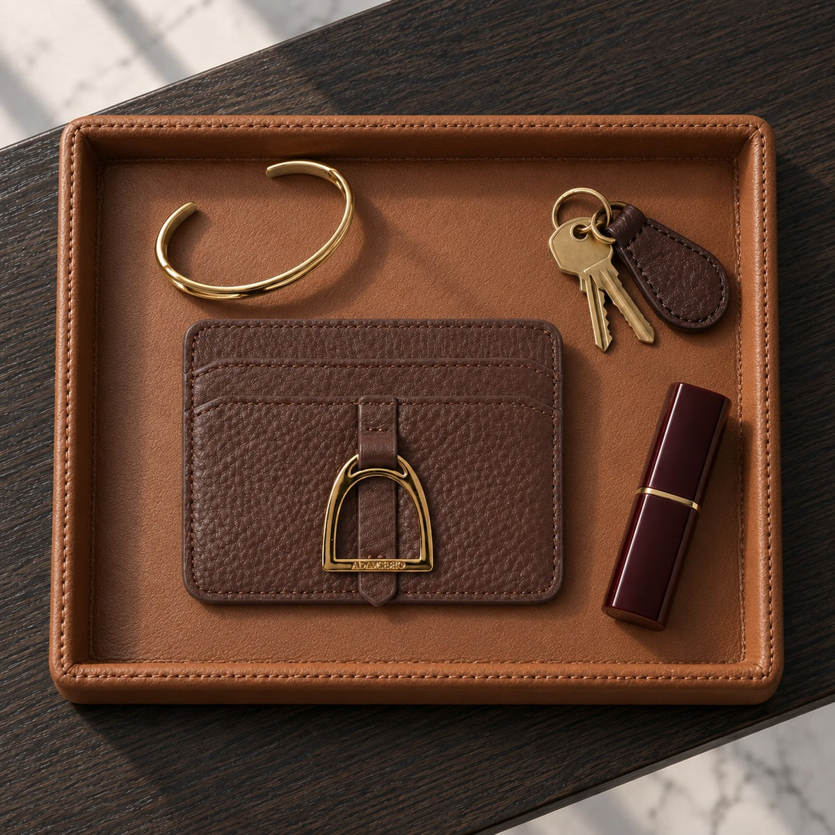 Stirrup Cardholder- Genuine Leather
