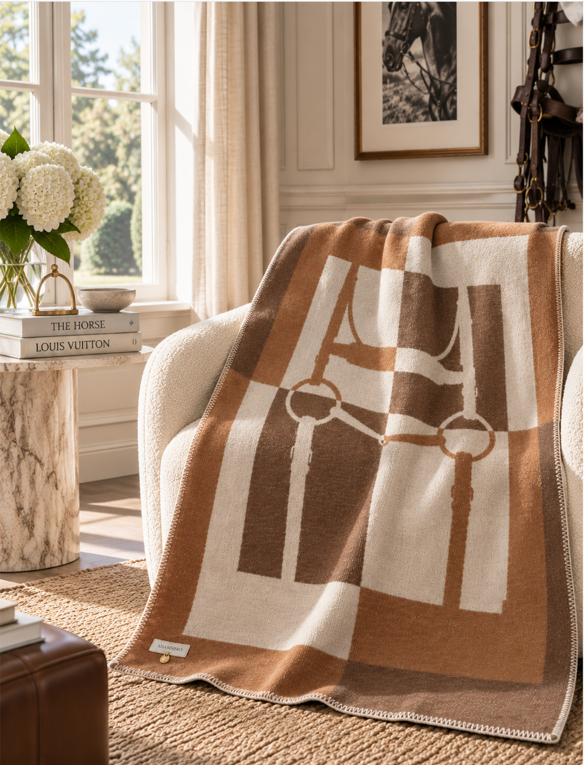 Square Bridle Throw