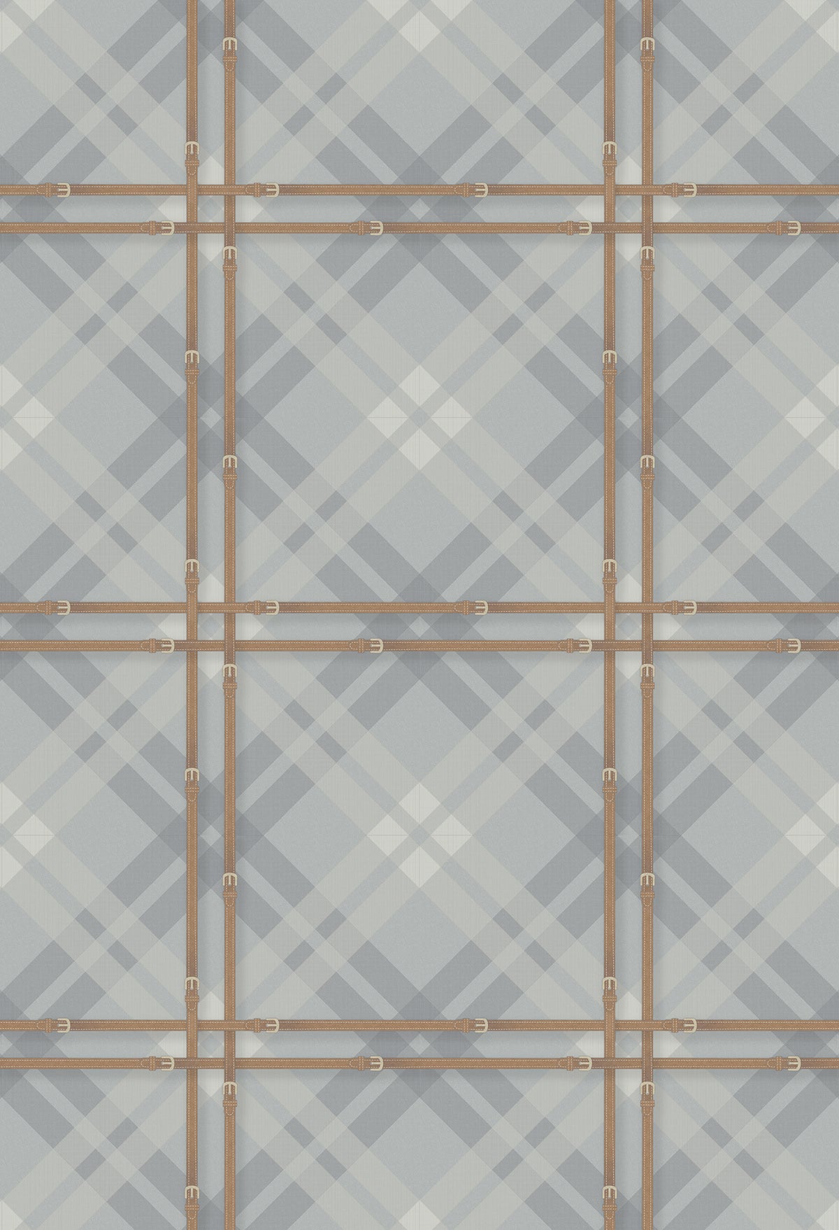 17-09-034-30 Wallpaper Tartan Mirage Grey