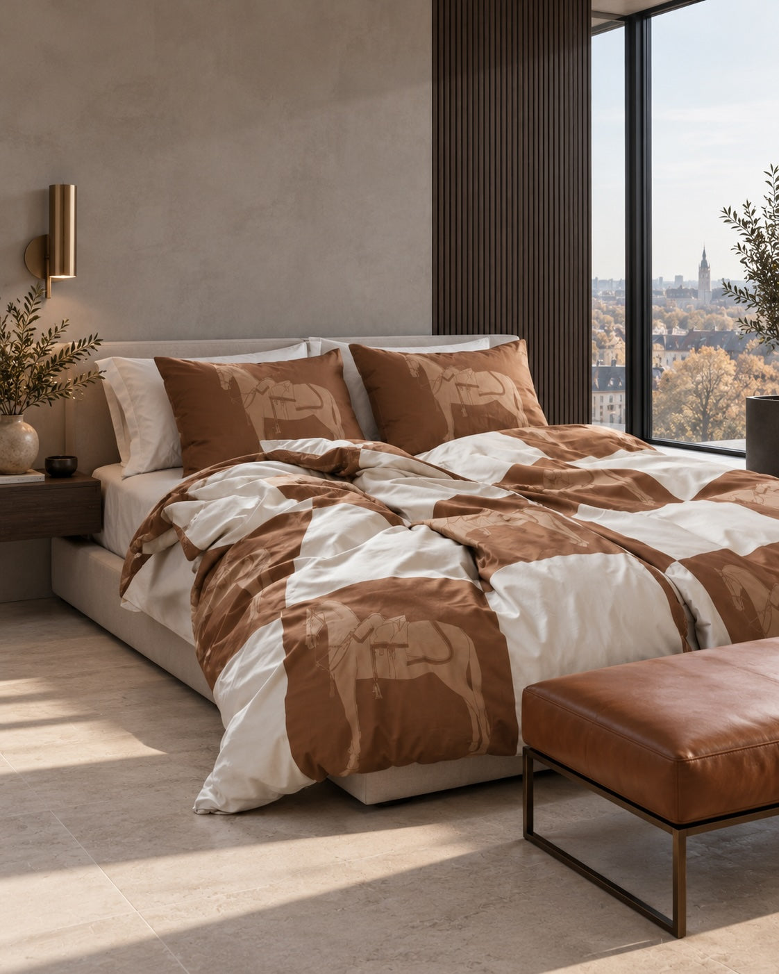 Exclusive Cotton Sateen Pillowcase 80 x 80 cm