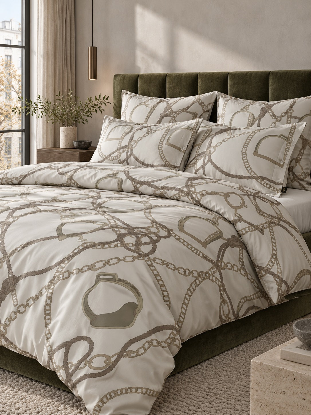 Chain Duvet Cover Single 140 x 200