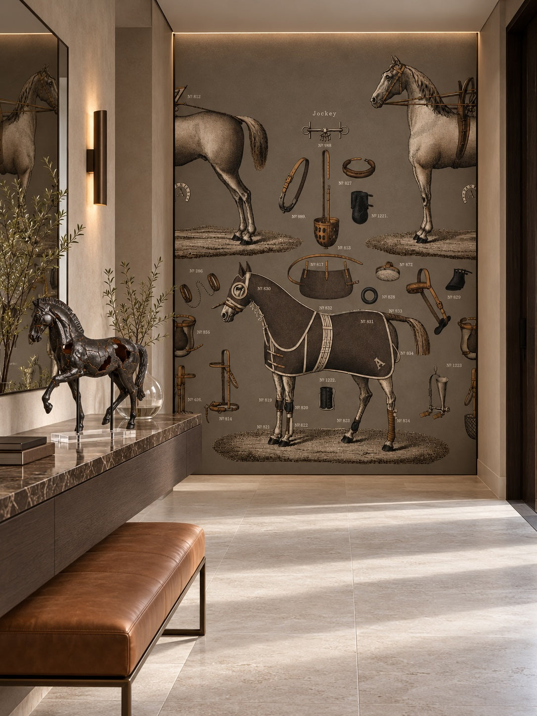 17-09-030-04 Wallpaper Jockey Vintage Taupe