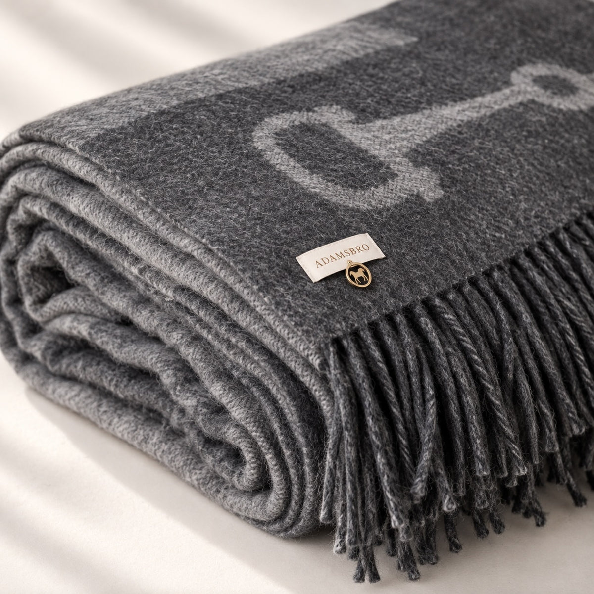 Cashmere Throw Dark Grey