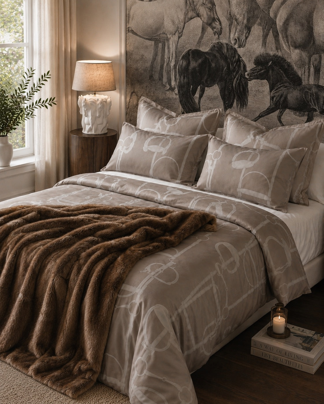 Simple Bridle Duvet Cover Single 140 x 200