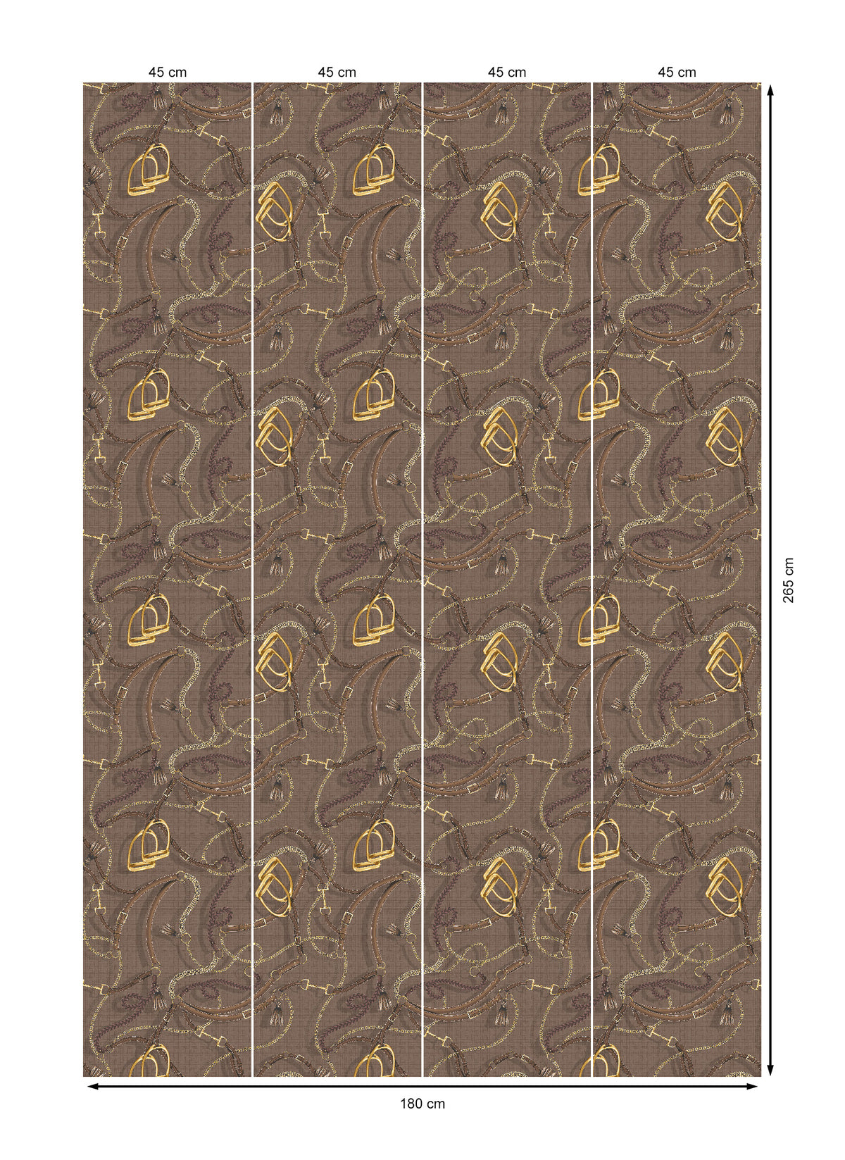 17-09-006-40 WALLPAPER TRESSAGE MUD