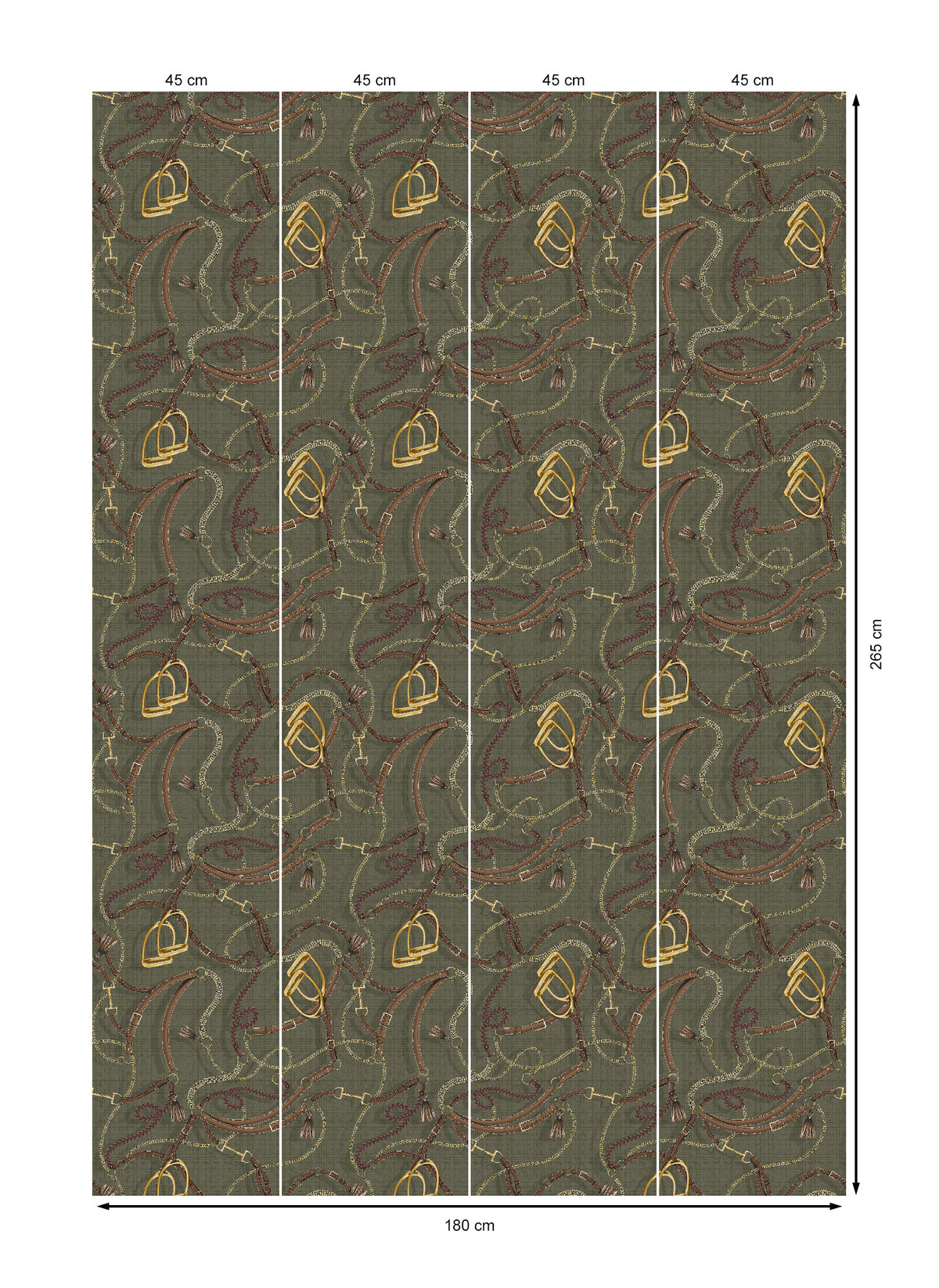 17-09-006-60 WALLPAPER TRESSAGE OLIVE