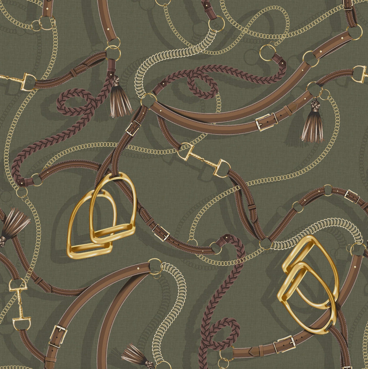 17-09-006-60/P WALLPAPER SAMPLE Tressage Olive