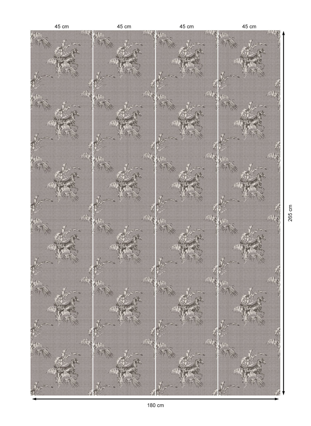 17-09-020-30/P wallpaper sample New Horse Taupe