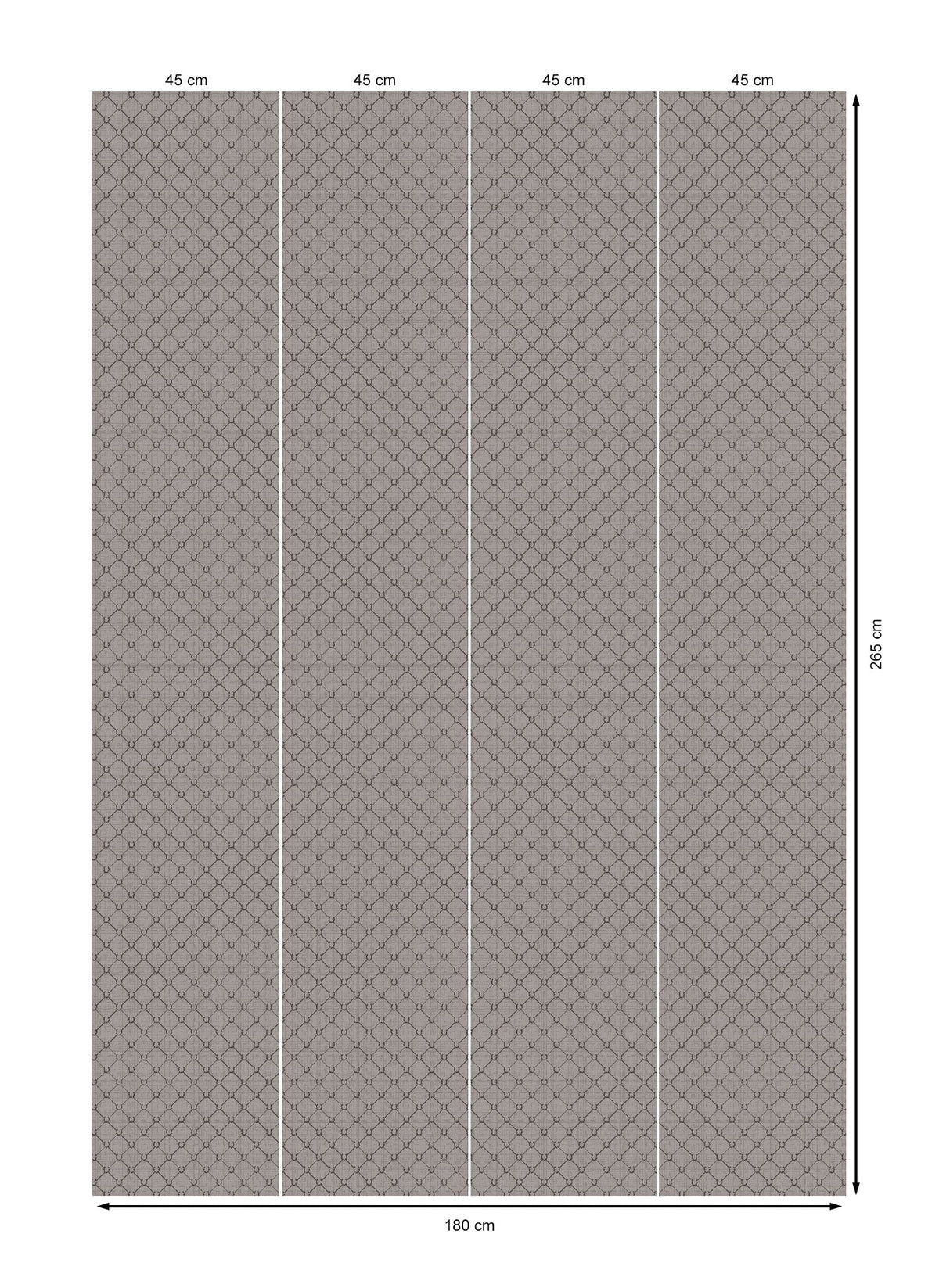 17-09-022-30/P wallpaper sample New Horseshoe Taupe