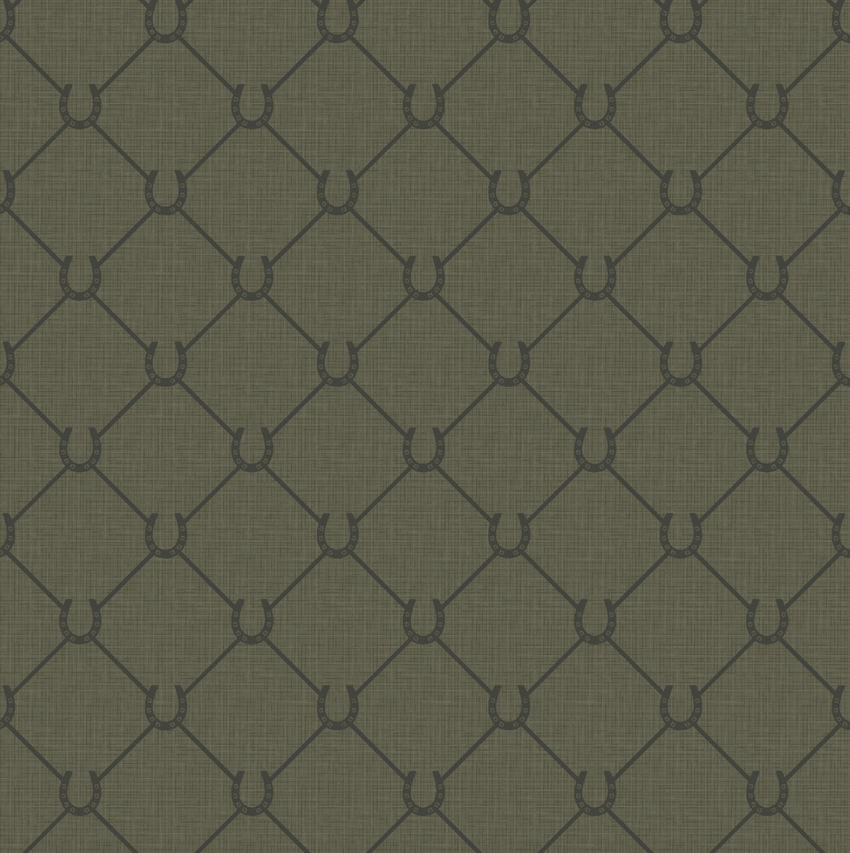 17-09-022-60 WALLPAPER NEW HORSESHOE OLIVE