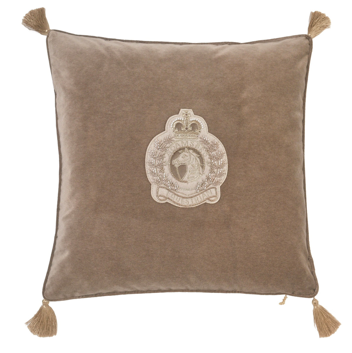 Luxury velvet badge  with tassel