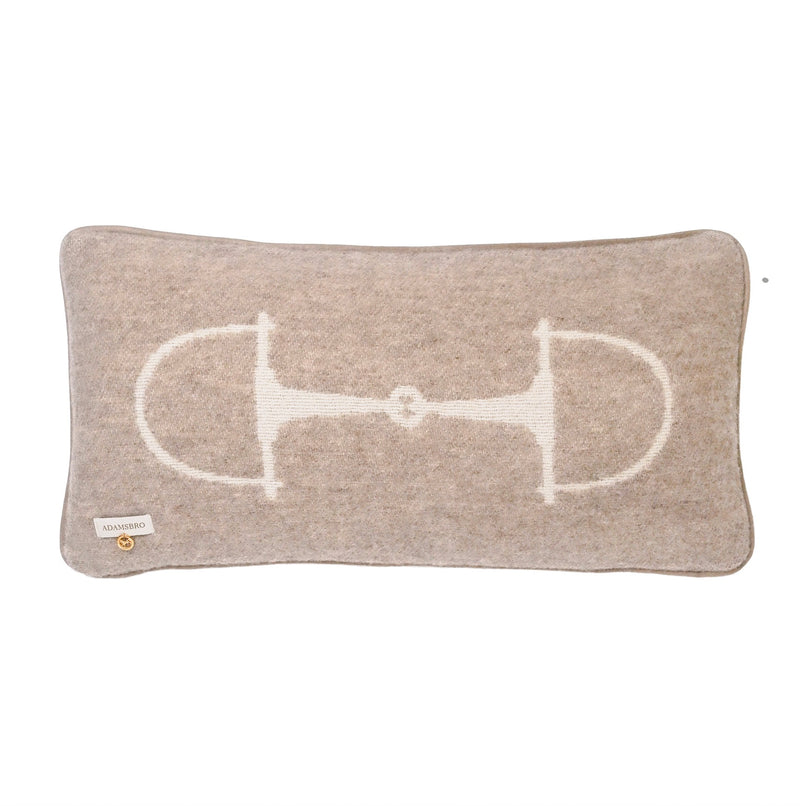 CLASSIC BIT CUSHION NZ WOOL Beige Melange