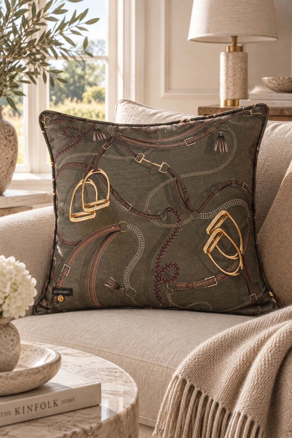 Tressage Olive 60 x 60
