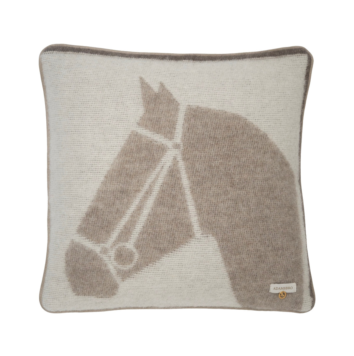 Multi Horses Cushion in 100% NZ Wool