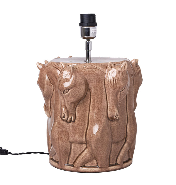 Lamp Stand Dancing Horses Portabella Crack Small