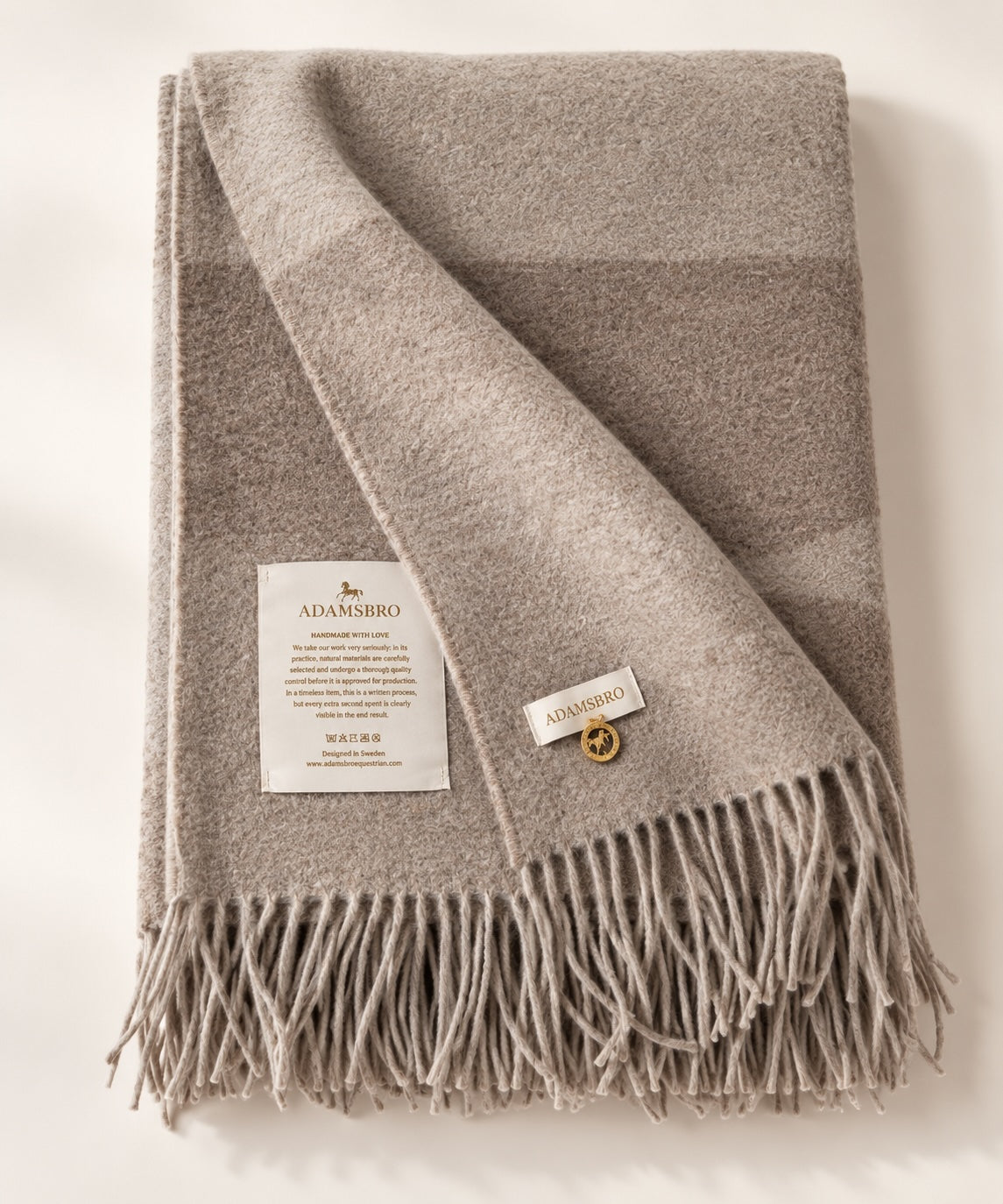 Cashmere Throw  Beige.