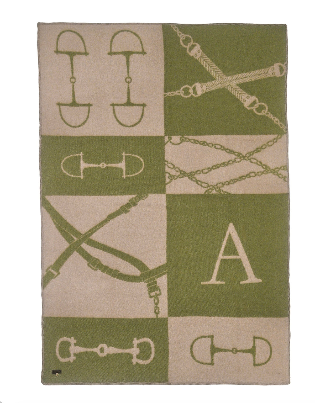 Throw Classic New Zeeland lambswool Green