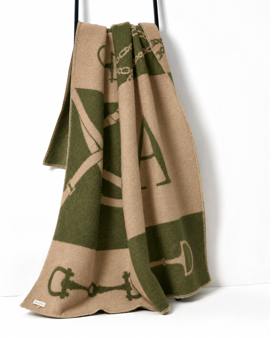 Throw Classic New Zeeland lambswool Green