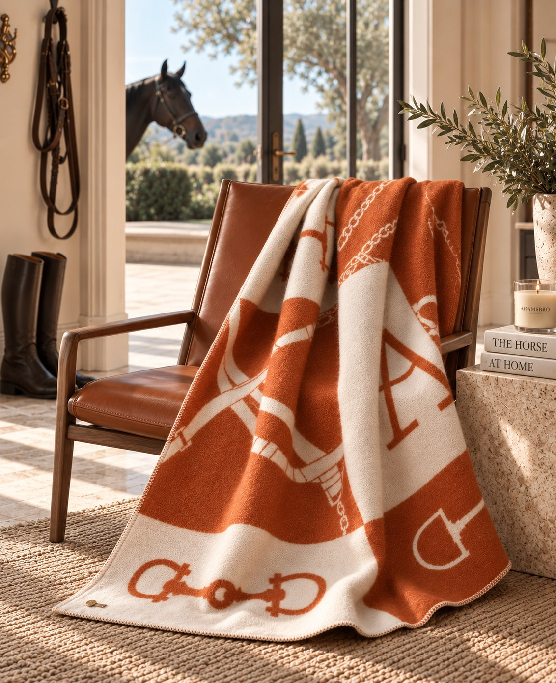 THROW CLASSIC BIT RUST ORANGE