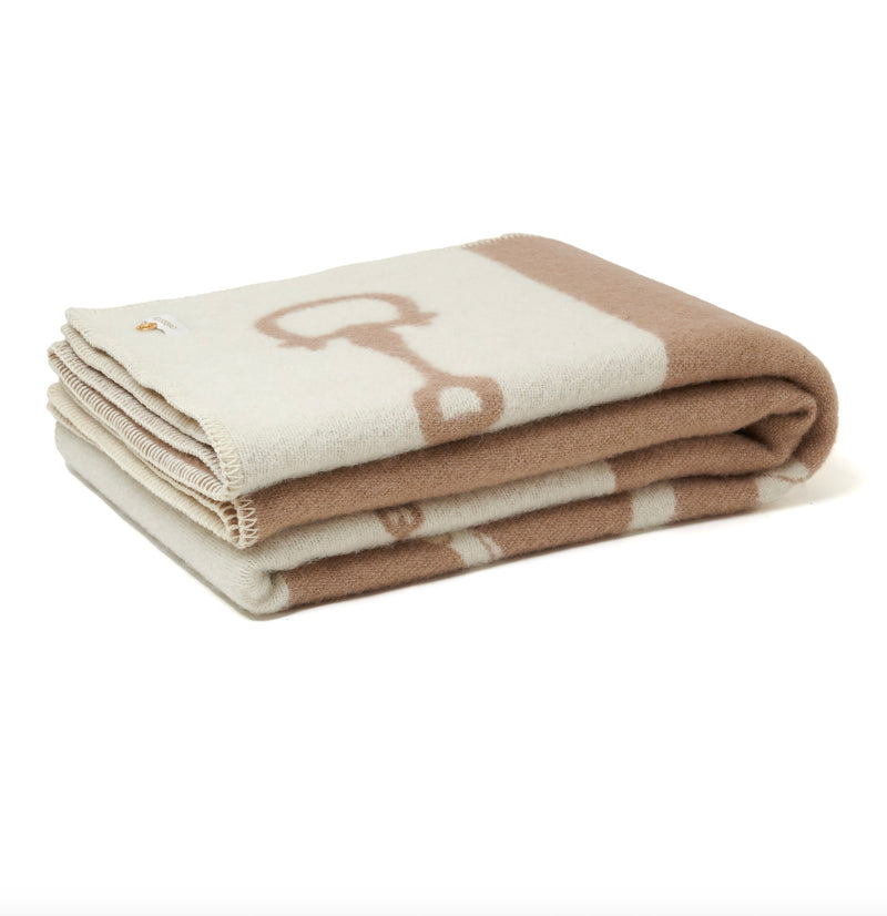 THROW CLASSIC BIT NOUGAT