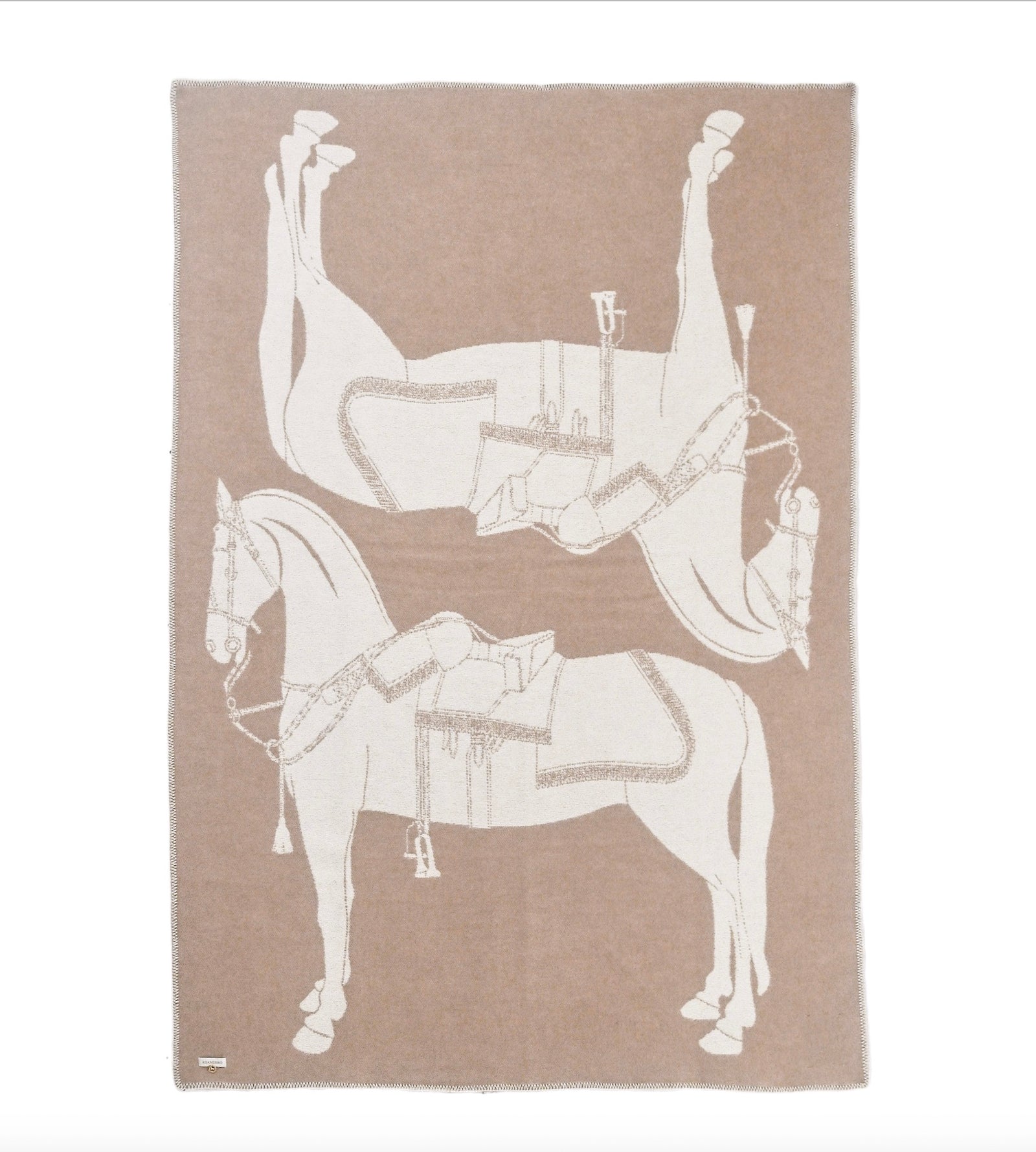 HORSES Throw – 100% New Zealand Lambswool – Adamsbro International