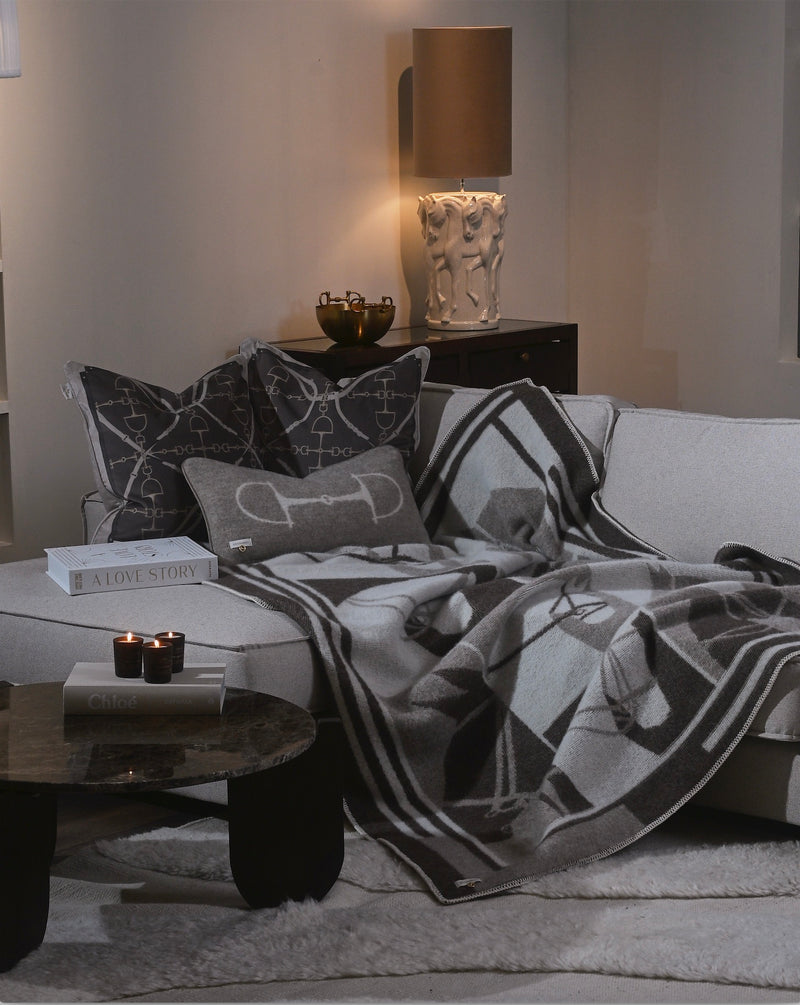 CLASSIC BIT CUSHION NZ WOOL Beige Melange