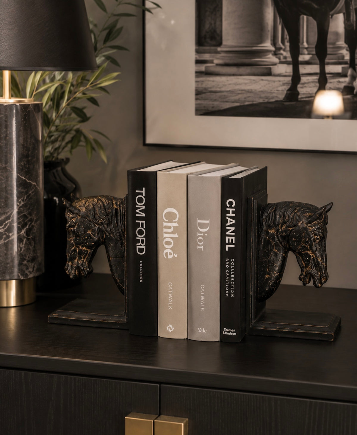 Equestrian Horse Bookends- Set of 2