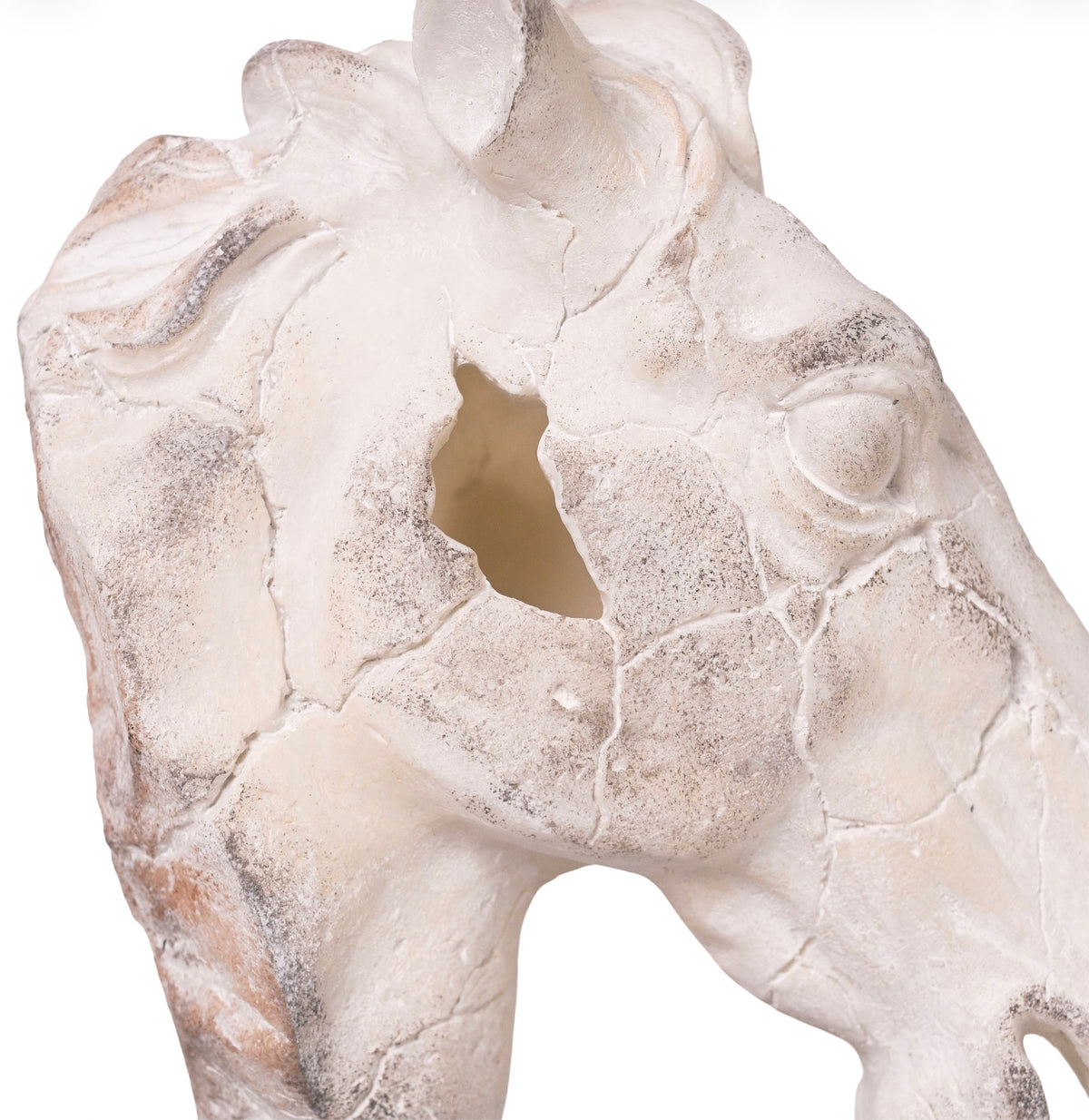 Equestrian Sculpture- aged ivory