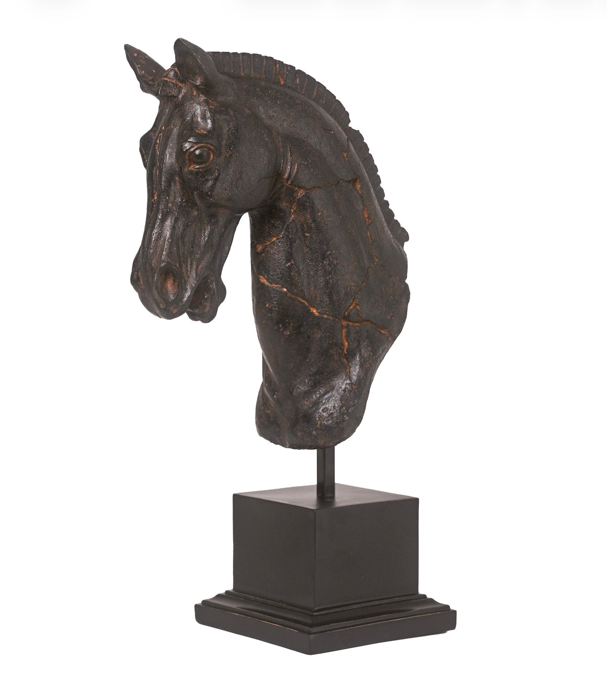 Horse Decor Antique Black