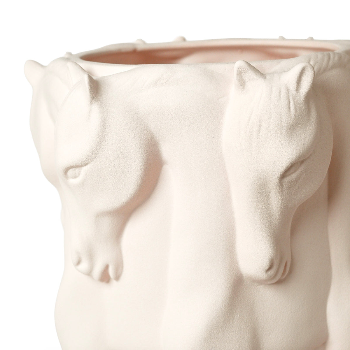 Masterpiece Vase / Flowerpot – Dancing Horses Matt Champagne