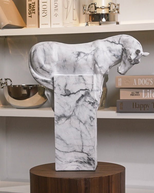 MOOD HORSE SCULPTURE MARBLE
