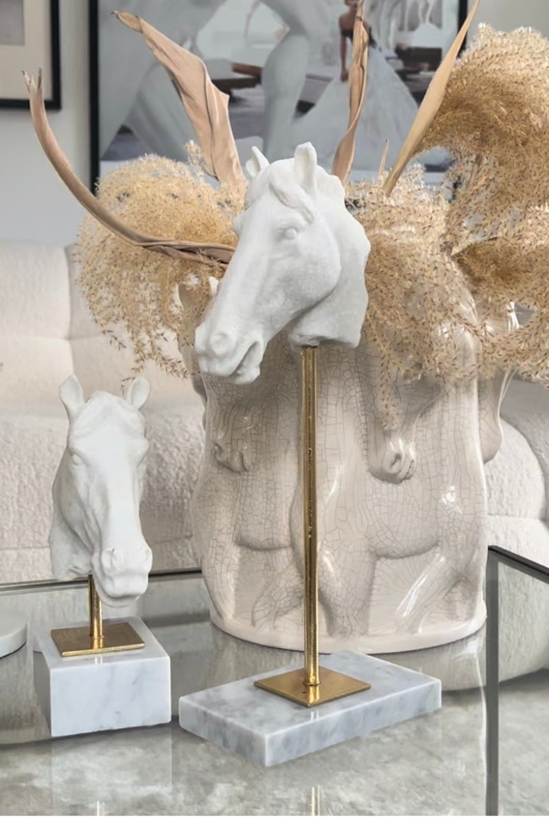 Raised Marble Horse