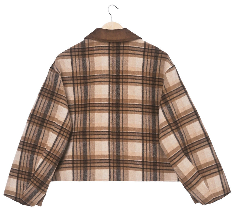 Exclusive Checked Wool Jacket