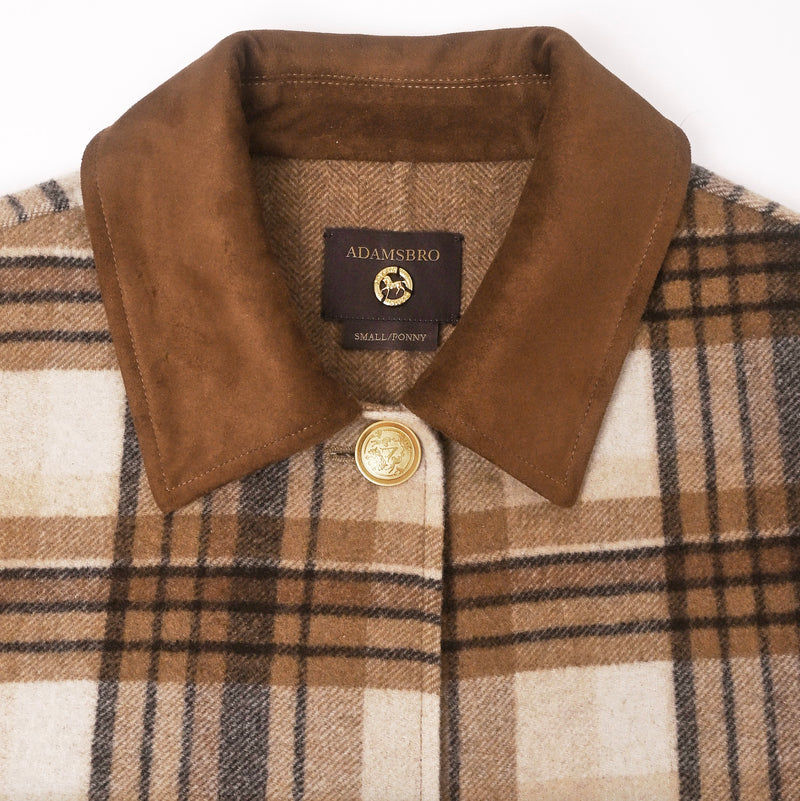 Exclusive Checked Wool Jacket